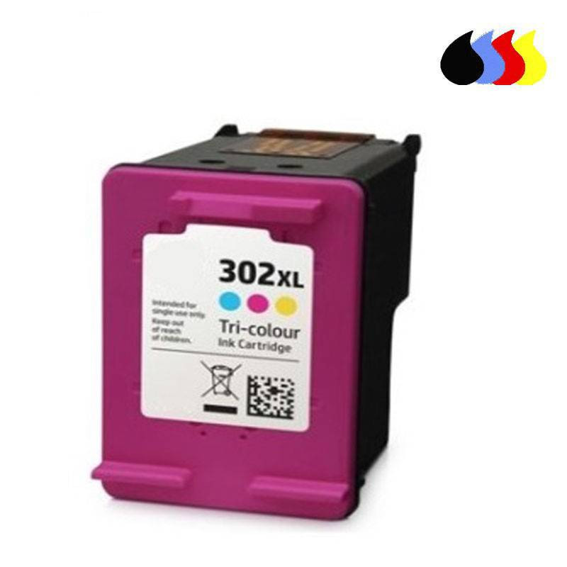 Cartucho HP 302CL Color Reciclado F6U67AE