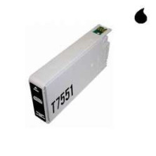 T7551/t7561 Cartucho Compatible Epson Negro (C13T756140 / C13T755140) 100 Ml