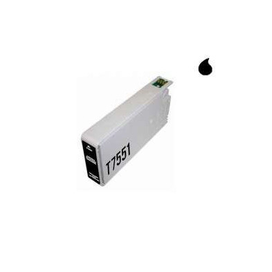 T7551/t7561 Cartucho Compatible Epson Negro (C13T756140 / C13T755140) 100 Ml