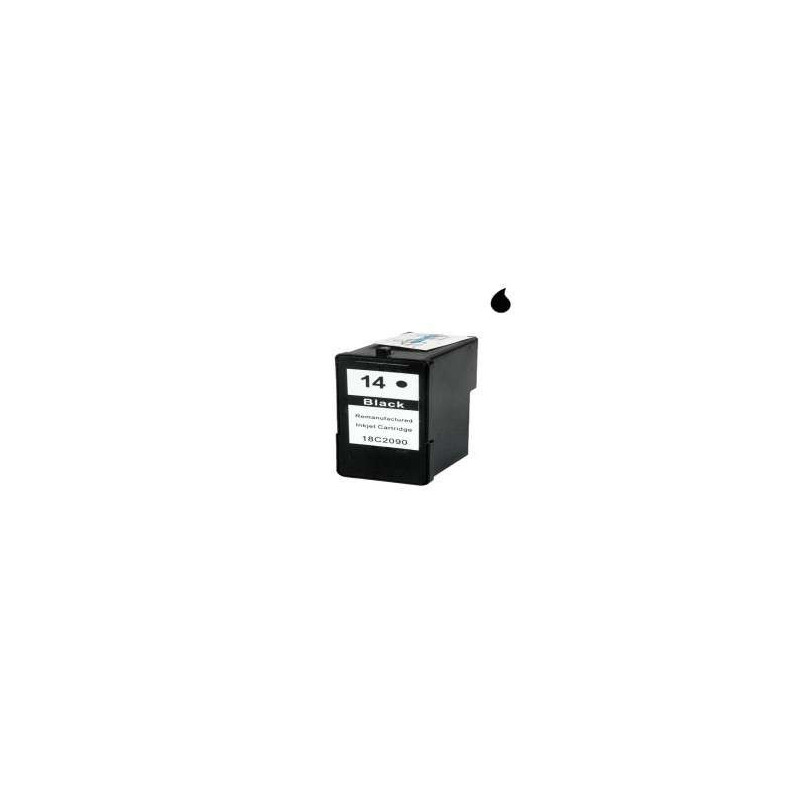 018C2080E Cartucho Reciclado Lexmark Negro (N  14) 22 Ml