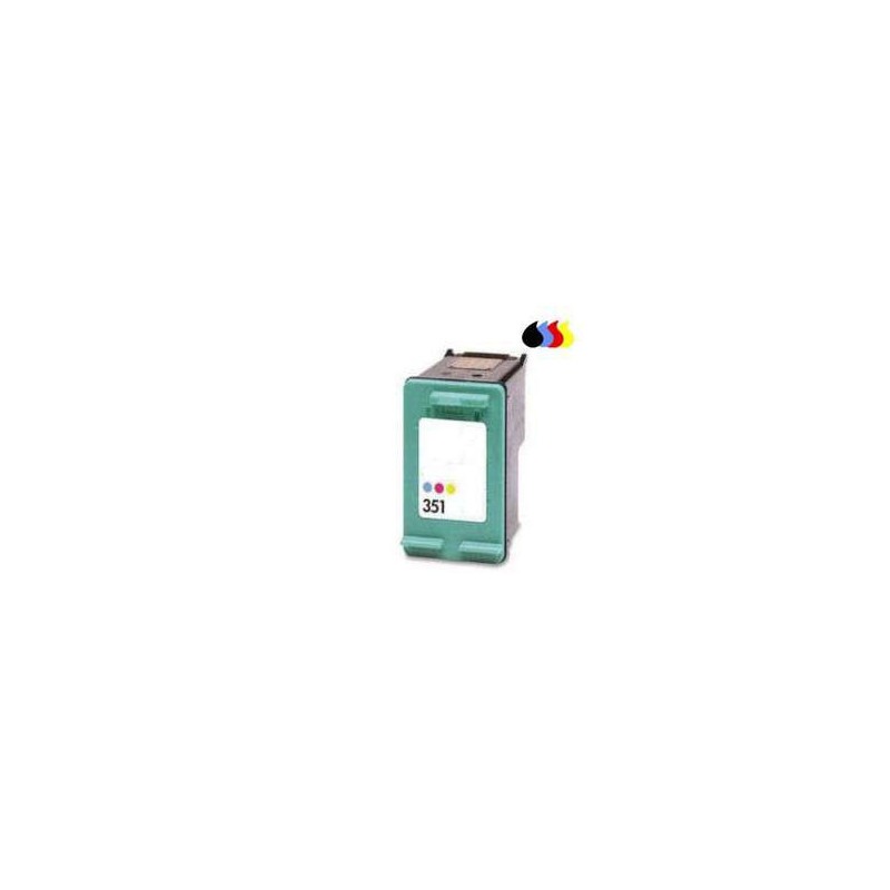 Cb337Ee Cartucho Reciclado Hp  Color (N  351) 3X4 Ml
