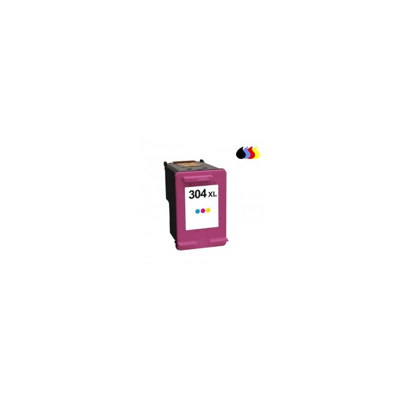 Hp 304Xlcl Cartucho Premium Color 14 Ml -V3 Muestra Nivel