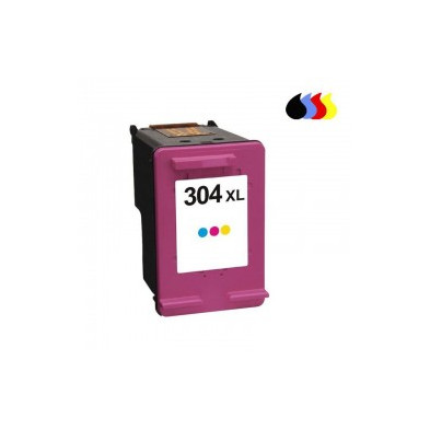 Hp 304Xlcl Cartucho Premium Color 14 Ml -V3 Muestra Nivel