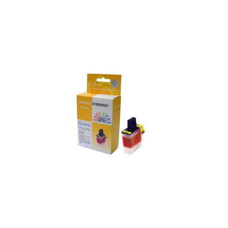 Lc-900y Cartucho Brother Compatible Amarillo