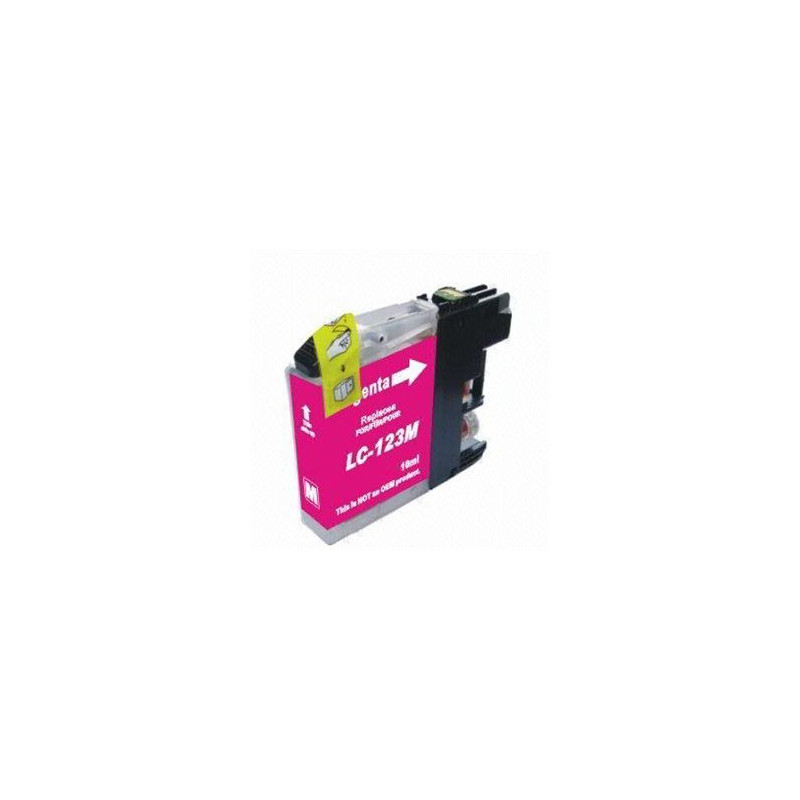 Lc-121m Cartucho Brother Compatible Magenta