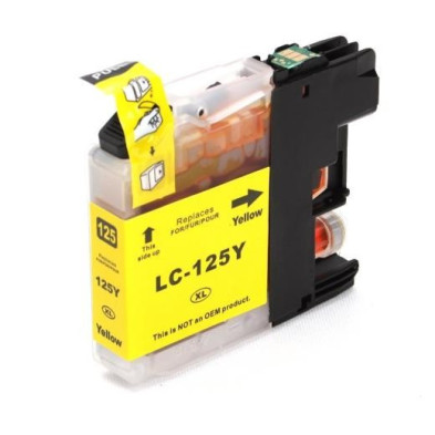 Lc-125y Cartucho Brother Compatible Amarillo