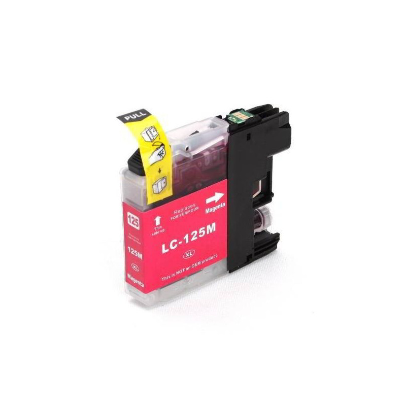 Lc-125m Cartucho Brother Compatible Magenta