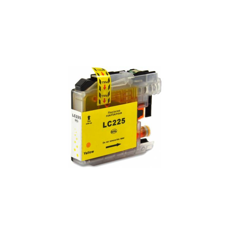 Lc-225xl Cartucho Brother Compatible Amarillo