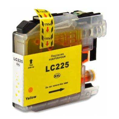 Lc-225xl Cartucho Brother Compatible Amarillo