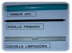partes del toner