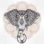 Elefante con tribal